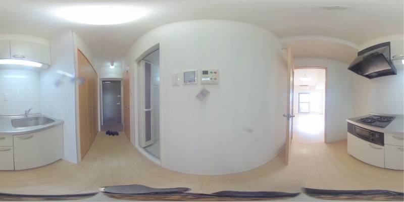 パノラマ画像キッチン