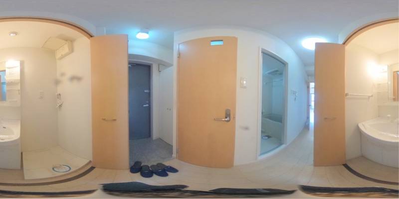 パノラマ画像洗面所