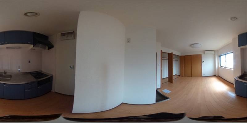 パノラマ画像キッチン