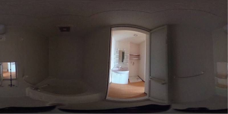パノラマ画像バスルーム