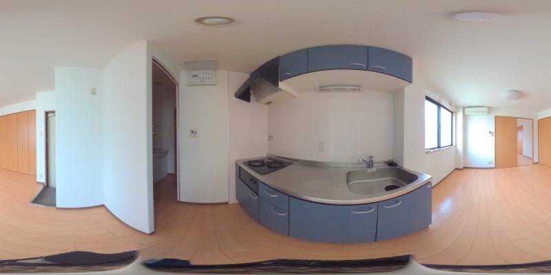 パノラマ画像キッチン