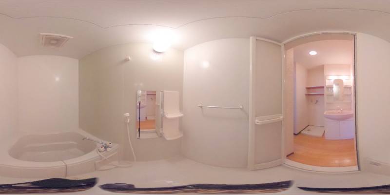 パノラマ画像バスルーム