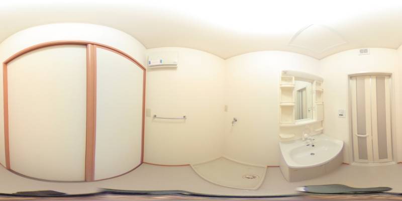 パノラマ画像洗面所
