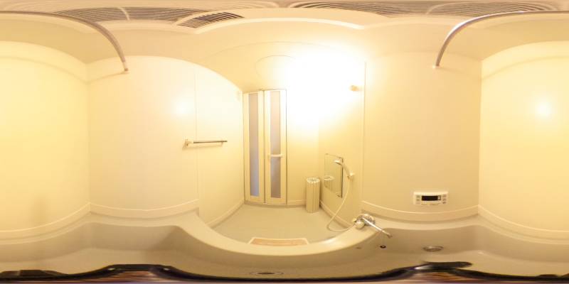 パノラマ画像バスルーム