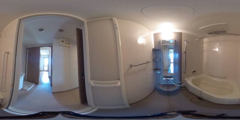 パノラマ画像バスルーム