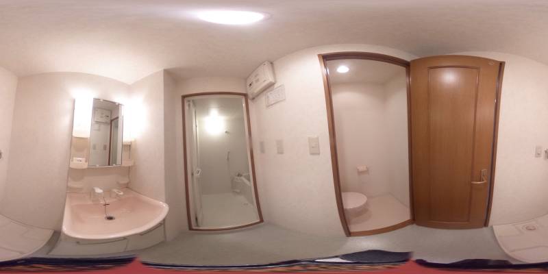 パノラマ画像洗面所