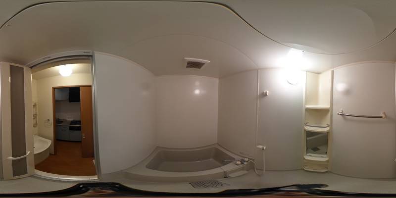 パノラマ画像バスルーム