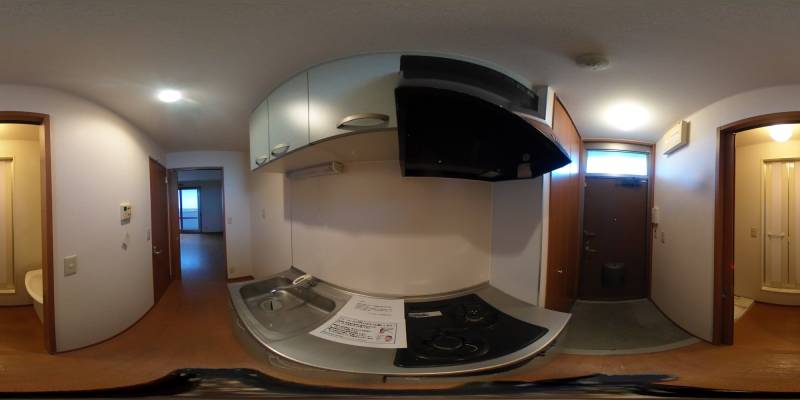 パノラマ画像キッチン