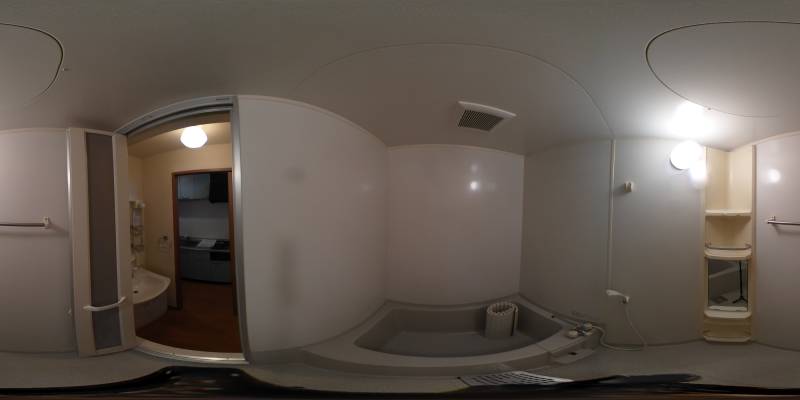 パノラマ画像バスルーム