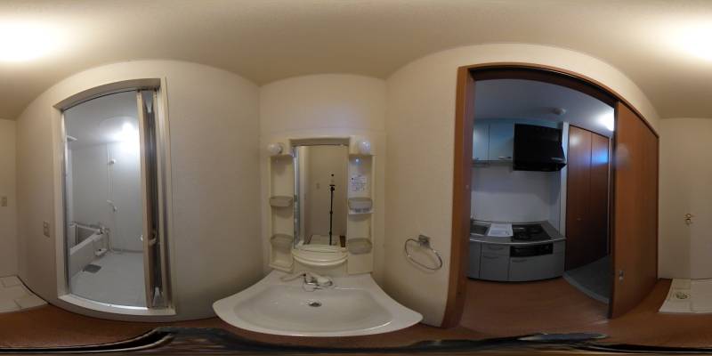 パノラマ画像洗面所