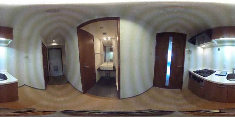 パノラマ画像キッチン