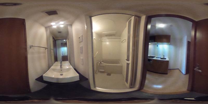 パノラマ画像洗面所