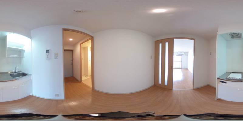 パノラマ画像キッチン