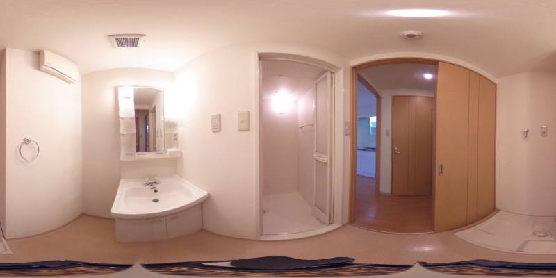 パノラマ画像洗面所