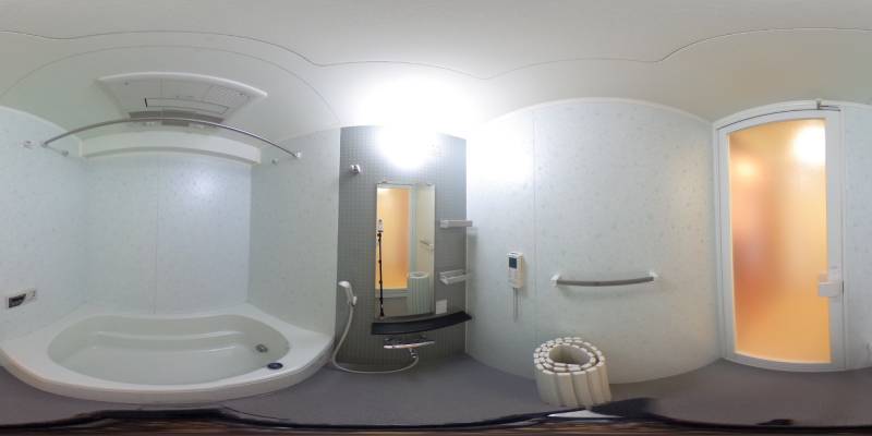 パノラマ画像バスルーム
