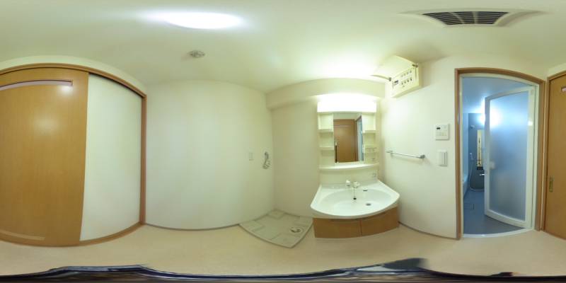 パノラマ画像洗面所