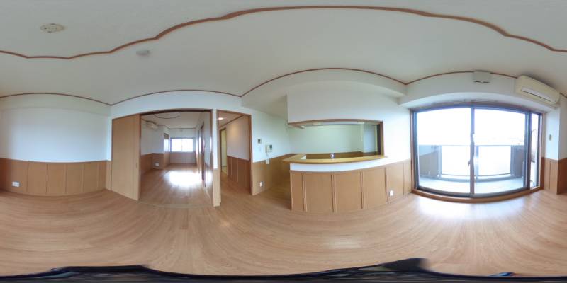 パノラマ画像リビング