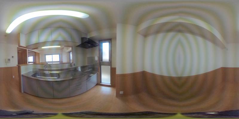 パノラマ画像キッチン