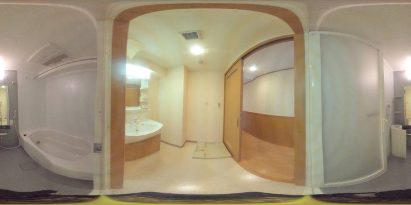 パノラマ画像バスルーム