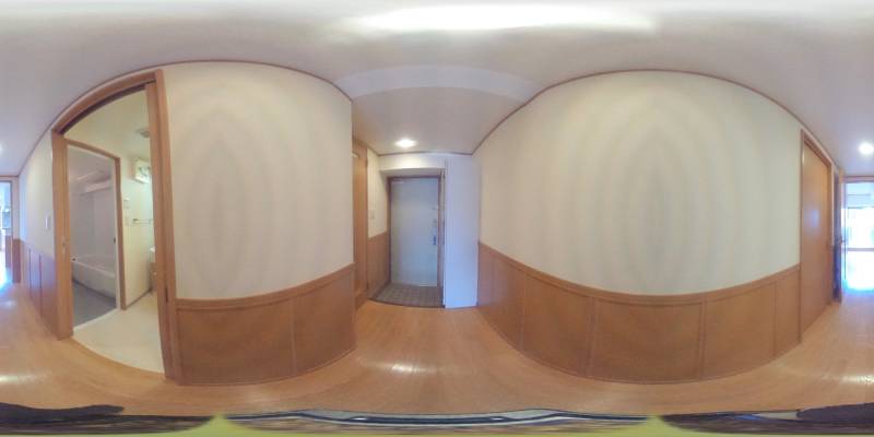 パノラマ画像玄関