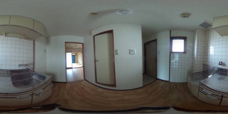 パノラマ画像キッチン