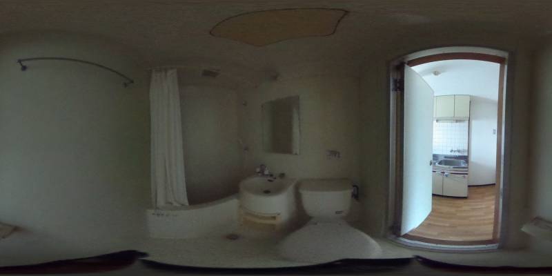 パノラマ画像バスルーム