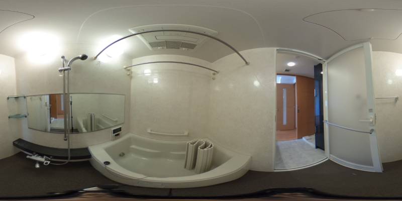 パノラマ画像バスルーム