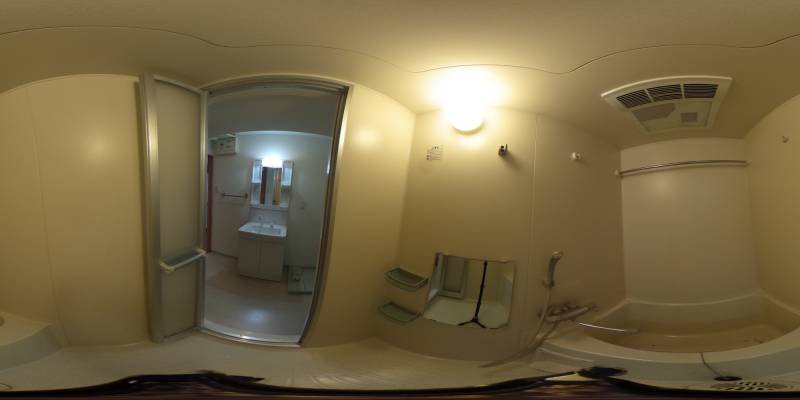パノラマ画像バスルーム