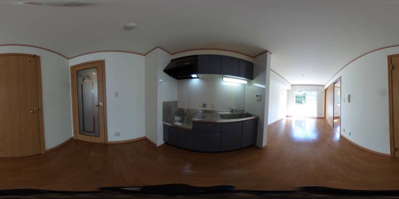 パノラマ画像キッチン