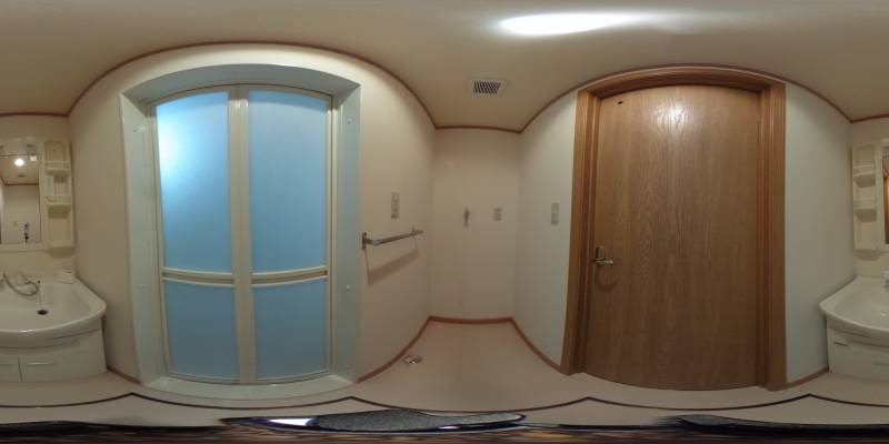 パノラマ画像洗面所