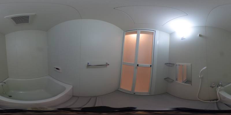 パノラマ画像バスルーム