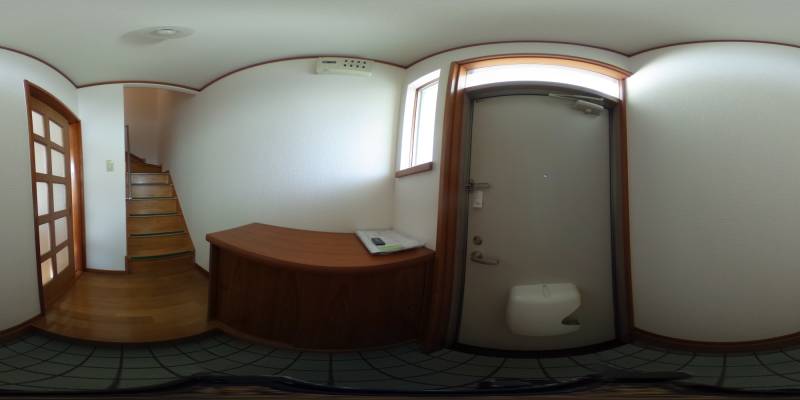 パノラマ画像玄関