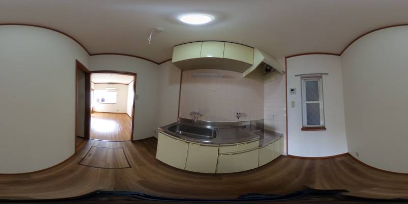 パノラマ画像キッチン