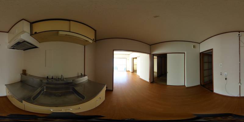 パノラマ画像キッチン