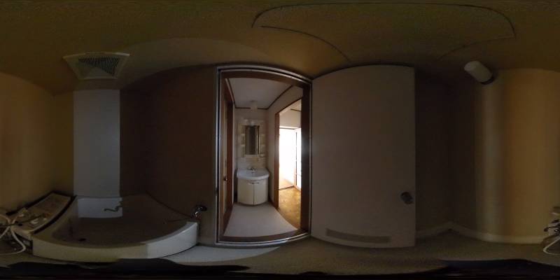 パノラマ画像バスルーム