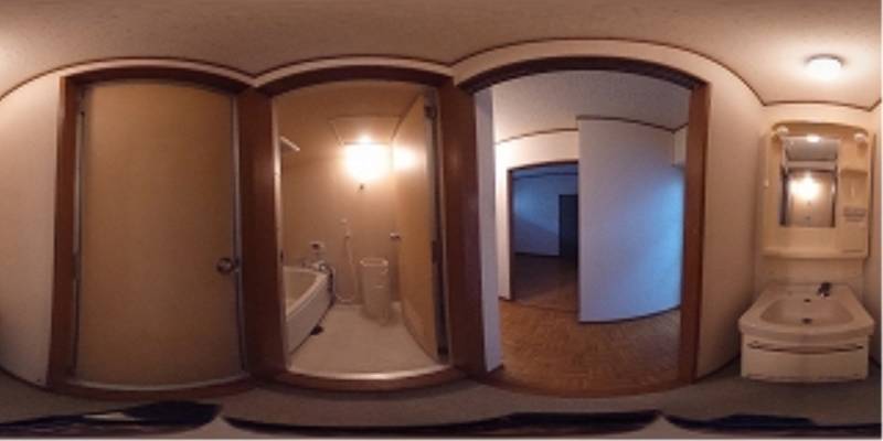 パノラマ画像洗面所