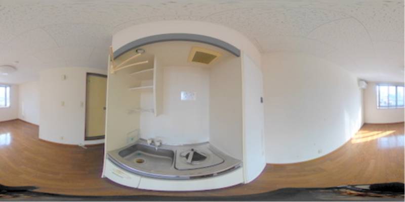 パノラマ画像キッチン