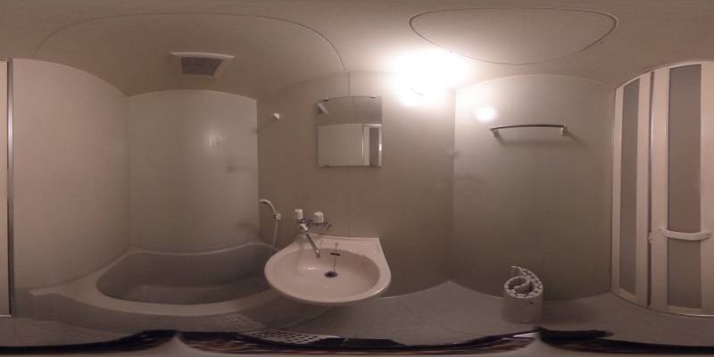 パノラマ画像バスルーム