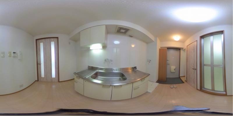 パノラマ画像キッチン