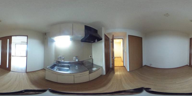 パノラマ画像キッチン