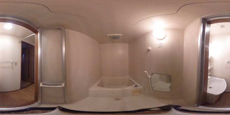 パノラマ画像バスルーム