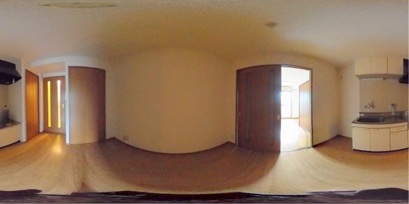 パノラマ画像キッチン