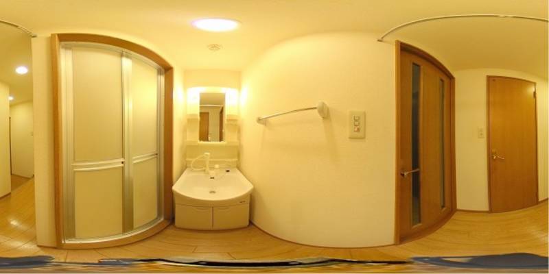 パノラマ画像洗面所