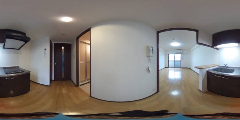 パノラマ画像キッチン