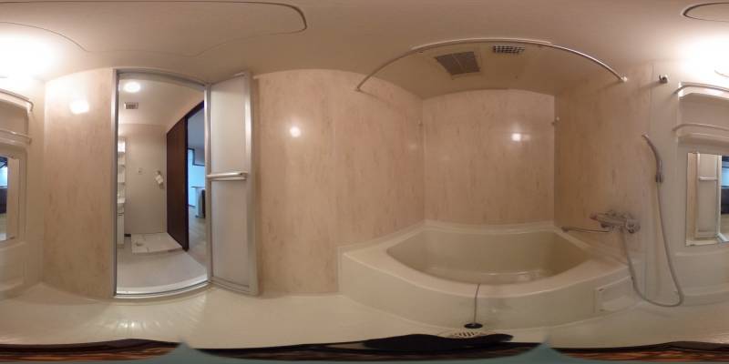 パノラマ画像バスルーム