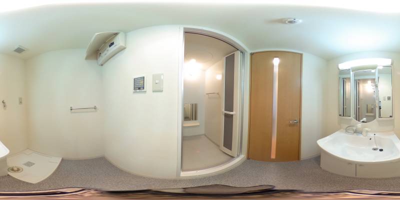 パノラマ画像洗面所