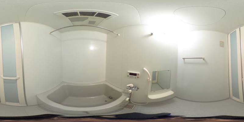 パノラマ画像バスルーム