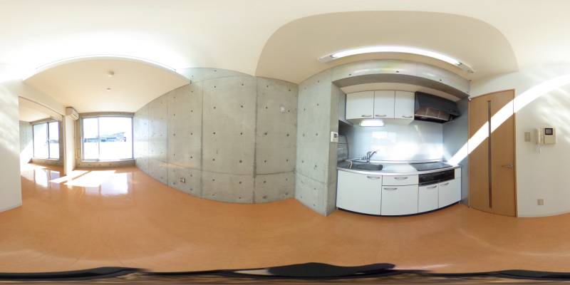 パノラマ画像キッチン