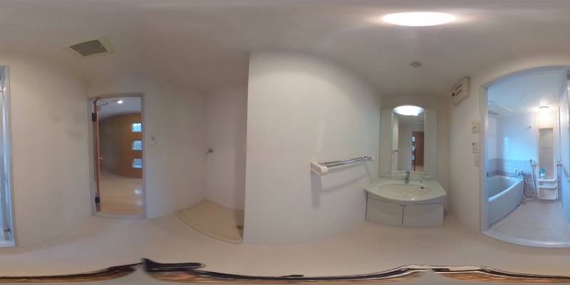 パノラマ画像洗面所