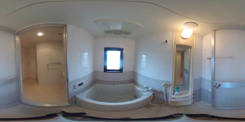 パノラマ画像バスルーム